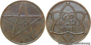 R9042 Morocco 10 Mazunas Yusuf AH 1340 1922 Poissy -> Make offer