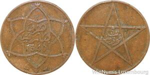 R9047 Morocco 5 Mazunas Yusuf AH 1340 1922 Poissy -> Make offer