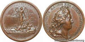 R9137 Rare Spain Medal Louis XIV Bataille Torroella Catalogna De Noailles 1694