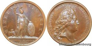 R9154 Rare Medal Switzerland Louis XIV Prise Friburg 1677 UNC -> Make offer