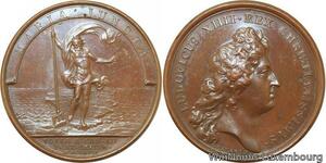 R9160 Rare Médaille Louis XIV Canal des deux mers Garonne Sète 1667 UNC >M Offer
