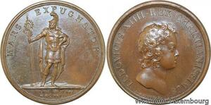 R9161 Rare Médaille Louis XIV Conquetes Dunkerque Condé 1646 UNC -> Make offer