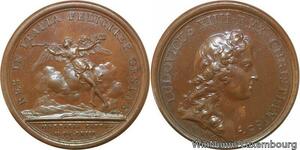 R9165 Rare Medal Italy Louis XIV Prise Mortara 1658 UNC -> Make offer >M Offer