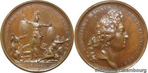 R9166 Rare Médaille Louis XIV Capitulation Strasbourg Elsass 1681 UNC >M Offer