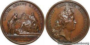 R9181 Rare Médaille Louis XIV La Nouvelle Ordonnance 1667 AU -> Make offer