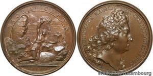 R9186 Rare Médaille Louis XIV Prise de Nice 1693 UNC -> Make offer