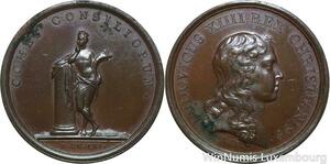 R9227 Rare Médaille Louis XIV Les secrets des Conseils du Roi 1661 UNC >M Offer