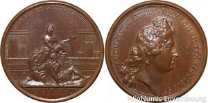 R9232 Rare Médaille Louis XIV Embellissement agrandir Paris 1670 UNC >Offer