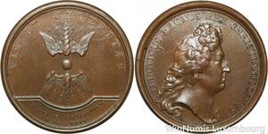 R9242 Rare Medal Germany Louis XIV Combat Sinsheim 1674 UNC -> Make offer