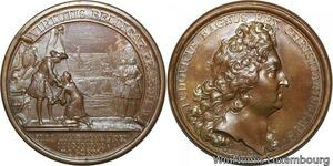 R9259 Rare Médaille Louis XIV Institution Ordre militaire Saint-Louis 1693 UNC