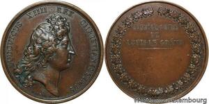 R9261 Rare Médaille Louis XIV Collège Royal de Louis Le Grand AU -> Make offer