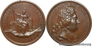 R9272 Rare Médaille Louis XIV Fortification de cent cinquante villes 1692 UNC