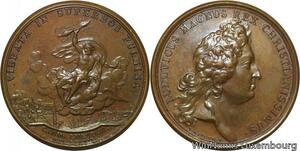R9284 Rare Medal Italy Louis XIV Bombardement Gênes Genoa 1684 UNC -> Make offer
