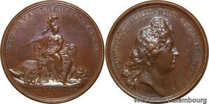 R9305 Rare Médaille Louis XIV Etablissement manifactures 1664 UNC -> Make offer