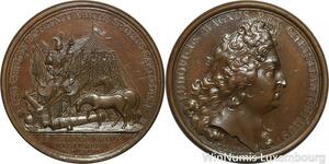 R9310 Rare Medal Germany Louis XIV Combat Pforzheim 1692 UNC -> Make offer