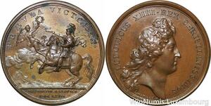 R9313 Rare Médaille Louis XIV Campagne de Hollande 1672 UNC -> Make offer