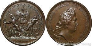 R9315 Rare Médaille Louis XIV Allemands chassés Alsace Elsass 1675 UNC >M Offer