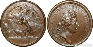 R9319 Rare Médaille Louis XIV Prise Dôle Burgondy 1668 UNC -> Make offer