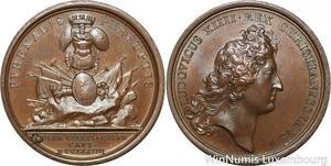 R9329 Rare Medal Spain Louis XIV Capture Puigcerda Pyrénées 1678 UNC >Make offer