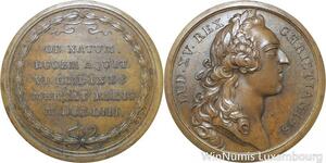 R9337 Rare Médaille Louis XV six corps marchands Paris 1755 UNC -> Make offer