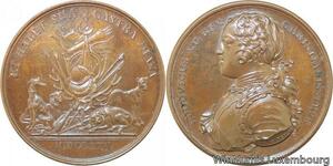 R9376 Rare Médaille Louis XV Deese Diane Chasse 1725 UNC -> Make offer