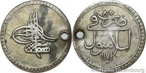 R9382 Ottoman Empire 10 Para Muṣṭafa III AH 1171/80 1758 Silver -> Make offer