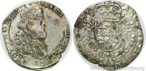 R9438 Très Rare Duchy Burgondy Quart Ducaton Philip IV of Spain 1630 Dole Silver