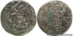 R9440 Rare Sp Netherlands Brabant Escalin Philip IV 1627 Main Antwerp Silver