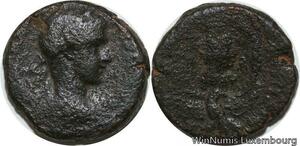 R9457 Roman Egypt Ae Elagabal Serapis Kalathos Alexandria 218 222 -> Make offer