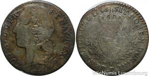 R9470 1/10 Ecu au bandeau Louis XV 1745 P Dijon Silver -> Make offer