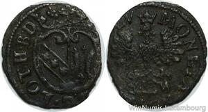 R9496 Duché de Lorraine Demi 1/2 Gros Henri II 1608 1624 Nancy -> Make offer