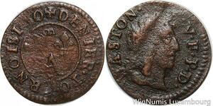 R9498 Dombes Denier Tournois Gaston d'Orléans 1650 Trevoux -> Make offer