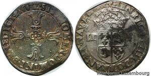 R9515 Rare 1/4 Ecu Dauphiné Henri IV 1603 Z Grenoble Argent -> Make offer