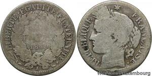 R9530 1 Franc Cérès 1849 A Paris Argent Silver -> Make offer