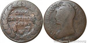 R9534 5 Centimes Dupré an 8/7 W/A Lille Paris 1799 -> Make offer