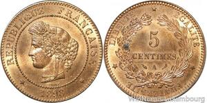 R9545 Rare 5 Centimes Cérès 1898 FLEUR DE COIN !! BU -> Make offer