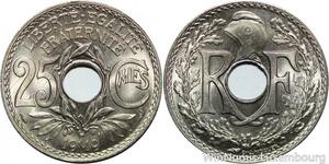 R9552 Rare 25 Centimes Lindauer 1919 BU UNC -> Make offer