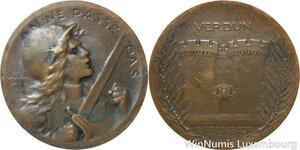 R9576 Médaille Défense Verdun contre l'attaque Allemande 1916 Vernier