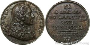 R9585 Médaille Chancelier François d'Aguesseau Limoges Paris 1821 -> Make Offer