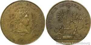 R9591 Médaille Souvenir Immortel Napoléon Ier 1840 Iena Eylau Marengo Wagram SUP