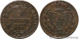 R9642 Italy Sardinia 1 Centesimo Carlo Felice 1826 L Turin -> Make Offer