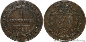 R9649 Italy Sardinia 1 Centesimo Carlo Felice 1826 P Turin -> Make Offer