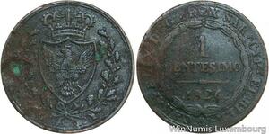 R9652 ItalySardinia 1 Centesimo Carlo Felice 1826 P Turin -> Make Offer