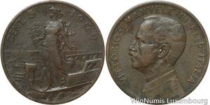 R9654 Italy 5 Centesimi Vittorio Emanuel III 1909 R Roma -> Make Offer