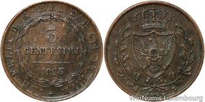 R9656 Italy Sardinia 3 Centesimi Carlo Felice 1826 L Turin -> Make Offer