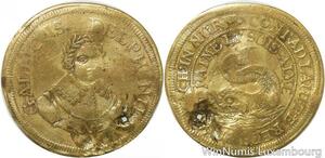 R9665 Jeton Louis XIV 1638 1715 Gallicus Delphinus Nuremberg -> Make Offer