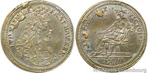 R9677 Jeton Louis XIV 1638 1715 Rechenpfennig Le Heros suit la victoire UNC