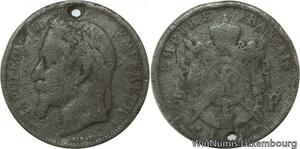 R9702 Faux d'époque France 5 Francs Napoléon III 1861 1870 A Paris Plomb >Offer