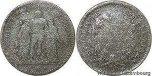 R9704 Faux d'époque France 5 Francs Hercule 1871 1878 A Paris Plomb ->Make Offer