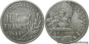 R9710 Faux d'époque France 100 Francs Cochet 1955 Plomb -> Make Offer